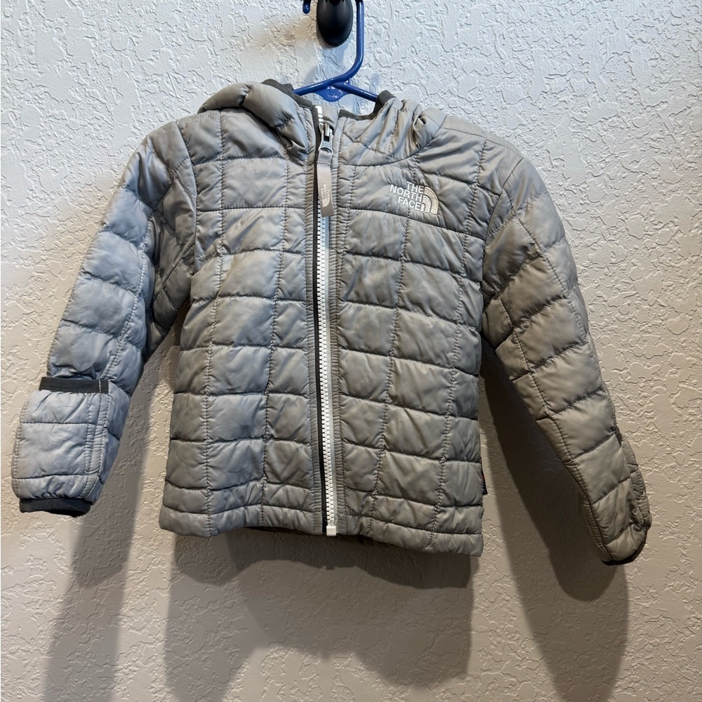 The North Face Kids Silver Puffer Jacket
